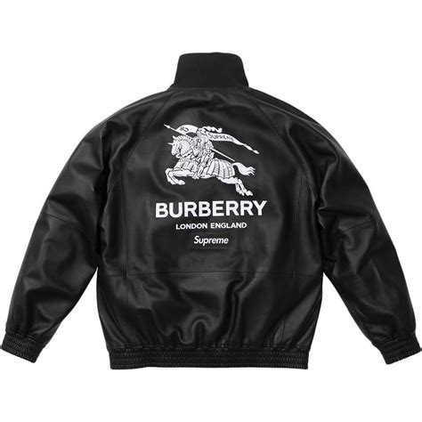 burberry supreme time|burberry leather track jacket.